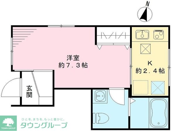 コンフォール キザキの物件間取画像